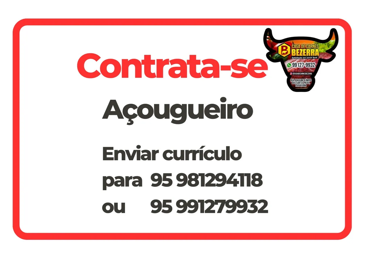 Oportunidade de Emprego