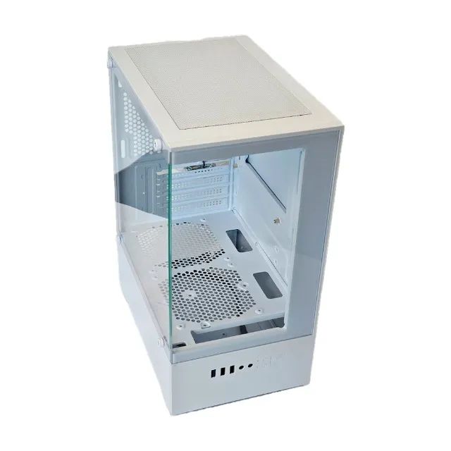 Gabinete Gamer Duex DXJ250-2 WH White *Sem Fan* - Micro-ATX, Mini-ITX - WZetta - Foto 3
