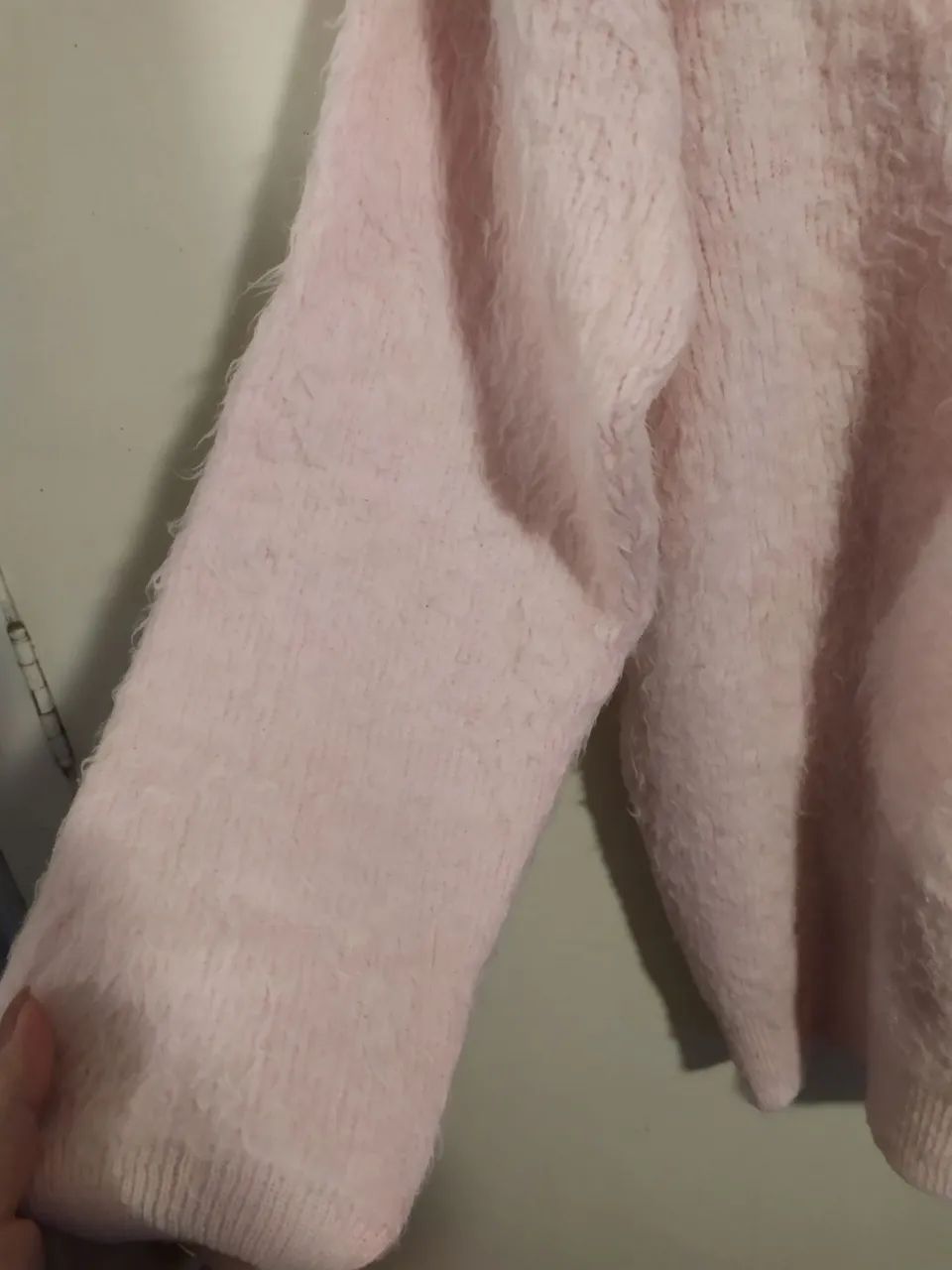 Blusa de lã rosa - Foto 4