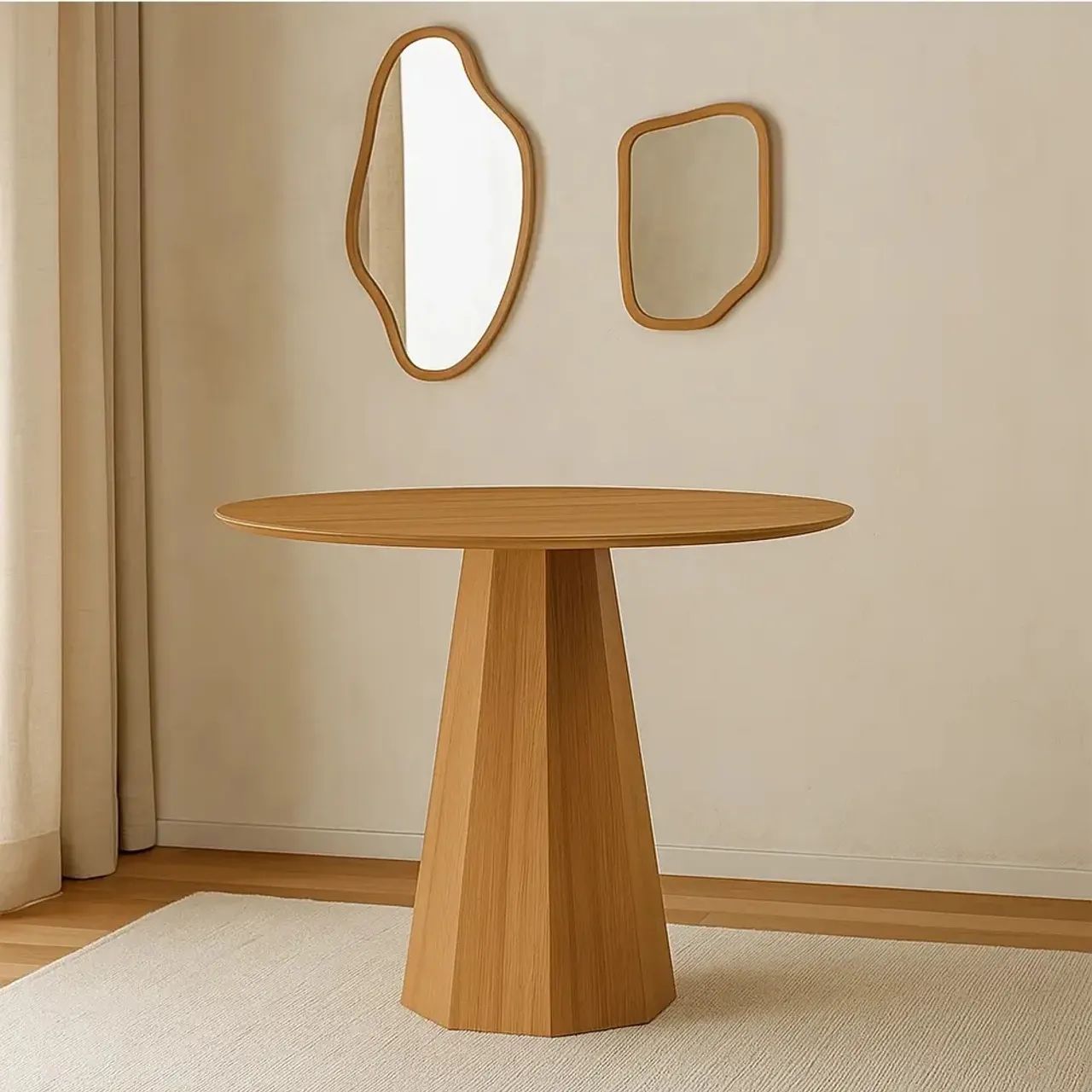 Mesa de Jantar Redonda Base Cone 100%MDF p43