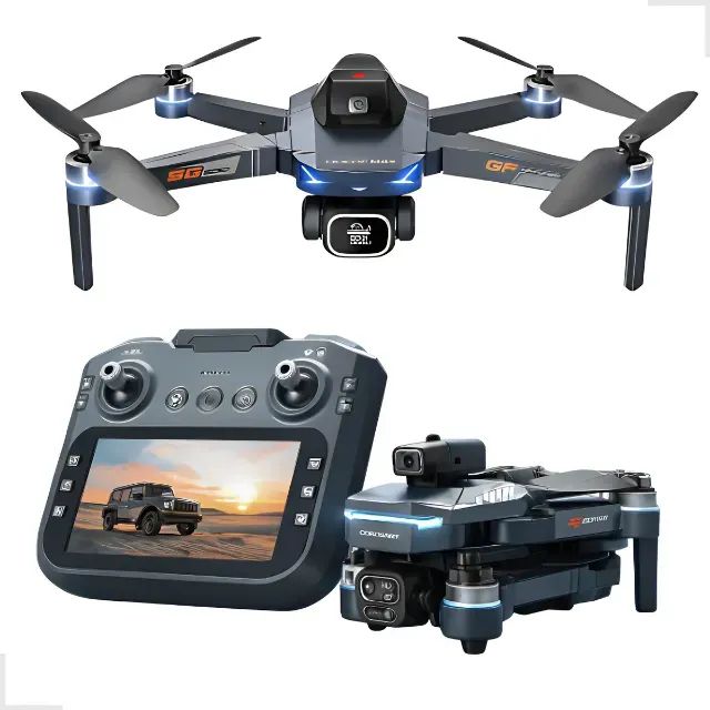 Drone Gt8 Câmera Hd  Controle Remoto Com Tela Integrada