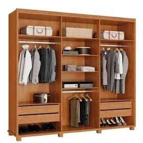 GUARDA ROUPA DE CASAL 6 Portas 4 Gavetas 100% MDF (FAZEMOS ENTREGAS) - Foto 2