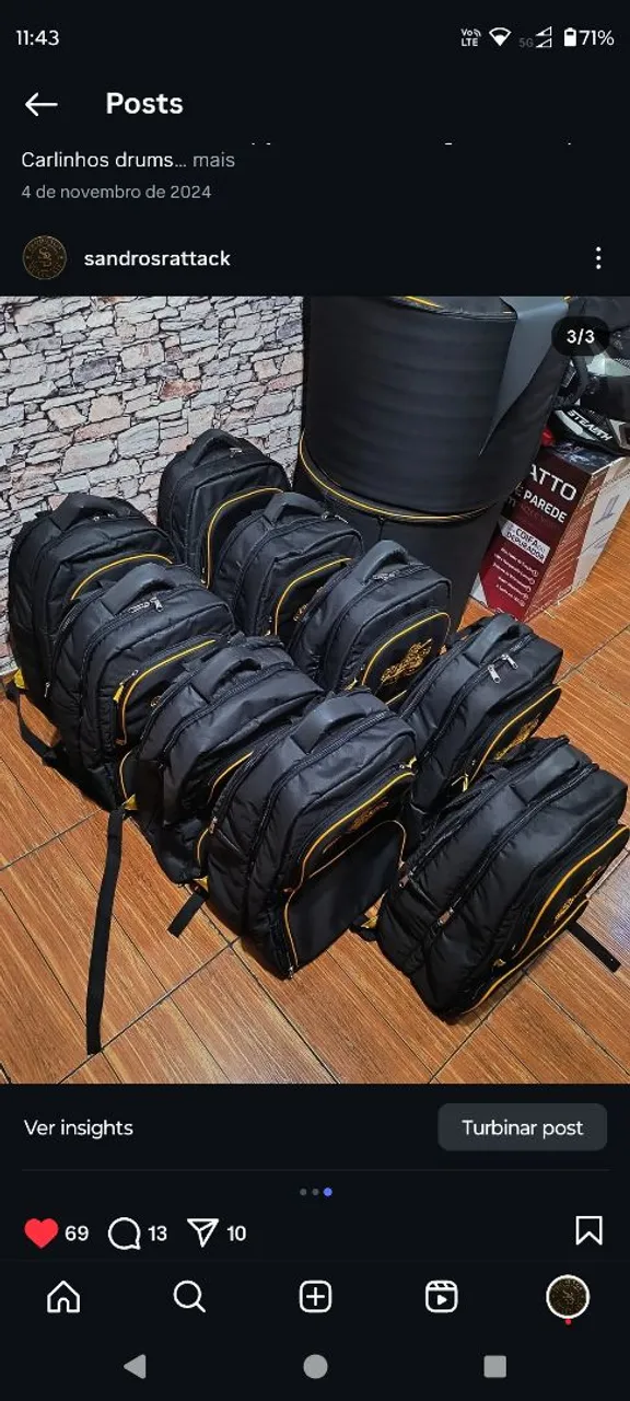Fabricamos bags para instrumento musical