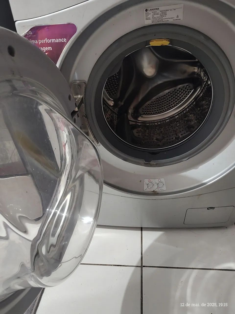 Máquina de Lavar e Secar LG Direct Drive 8,5kg - Foto 2