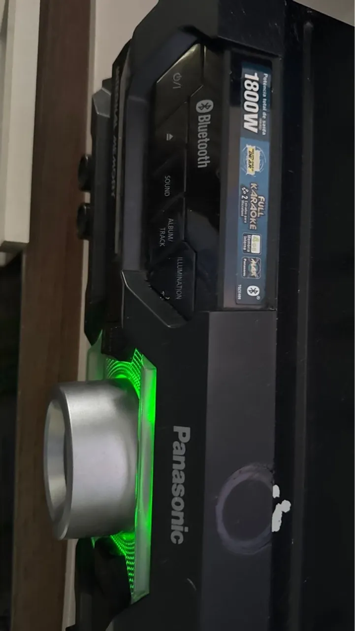 Som karaokê 1800w