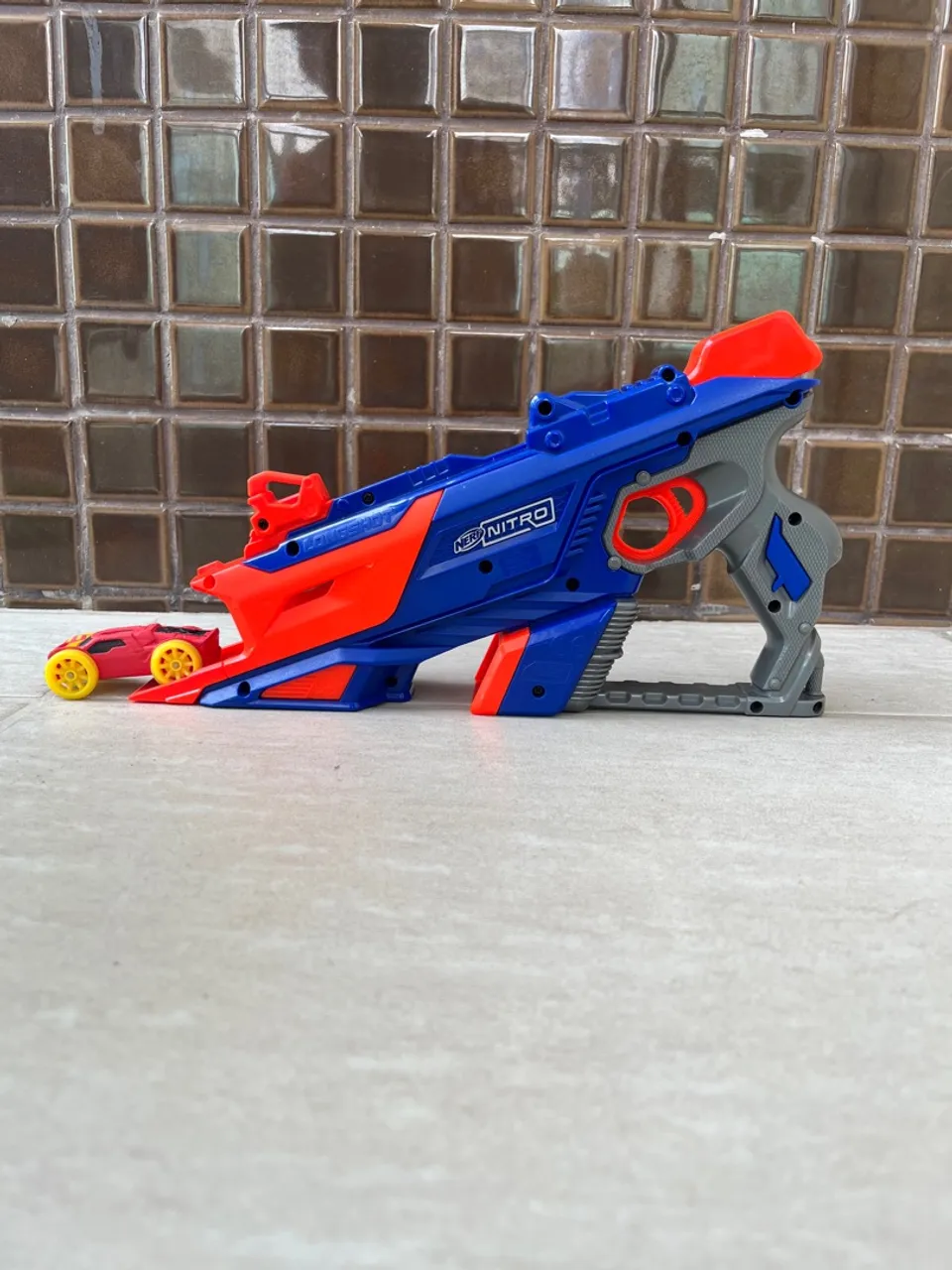 Nerf Nitro PowerShot - Lançador de Carrinhos