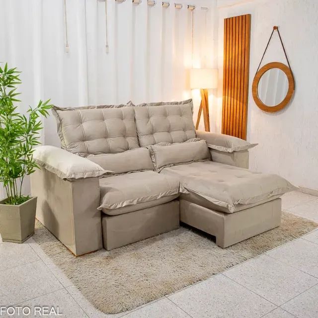 Sofá Retrátil Reclinável Viana - Foto 3