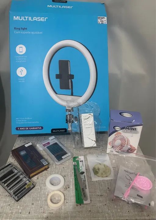 Kit materiais para cílios  