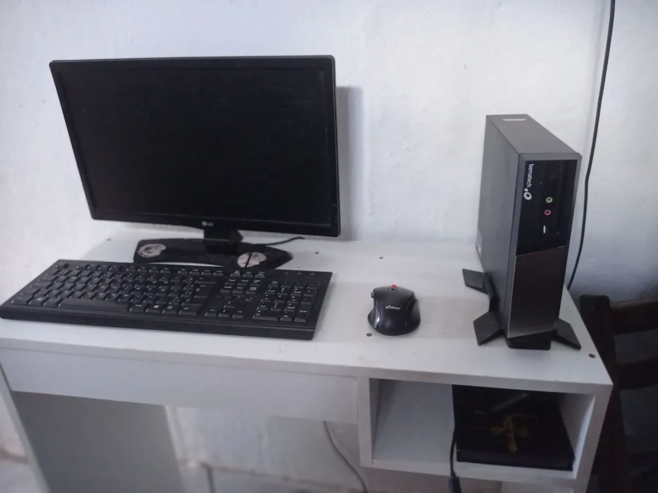Kit PC completo + Monitor + 2 Mouses + Teclado + Controle USB - Pronto pra uso<br>