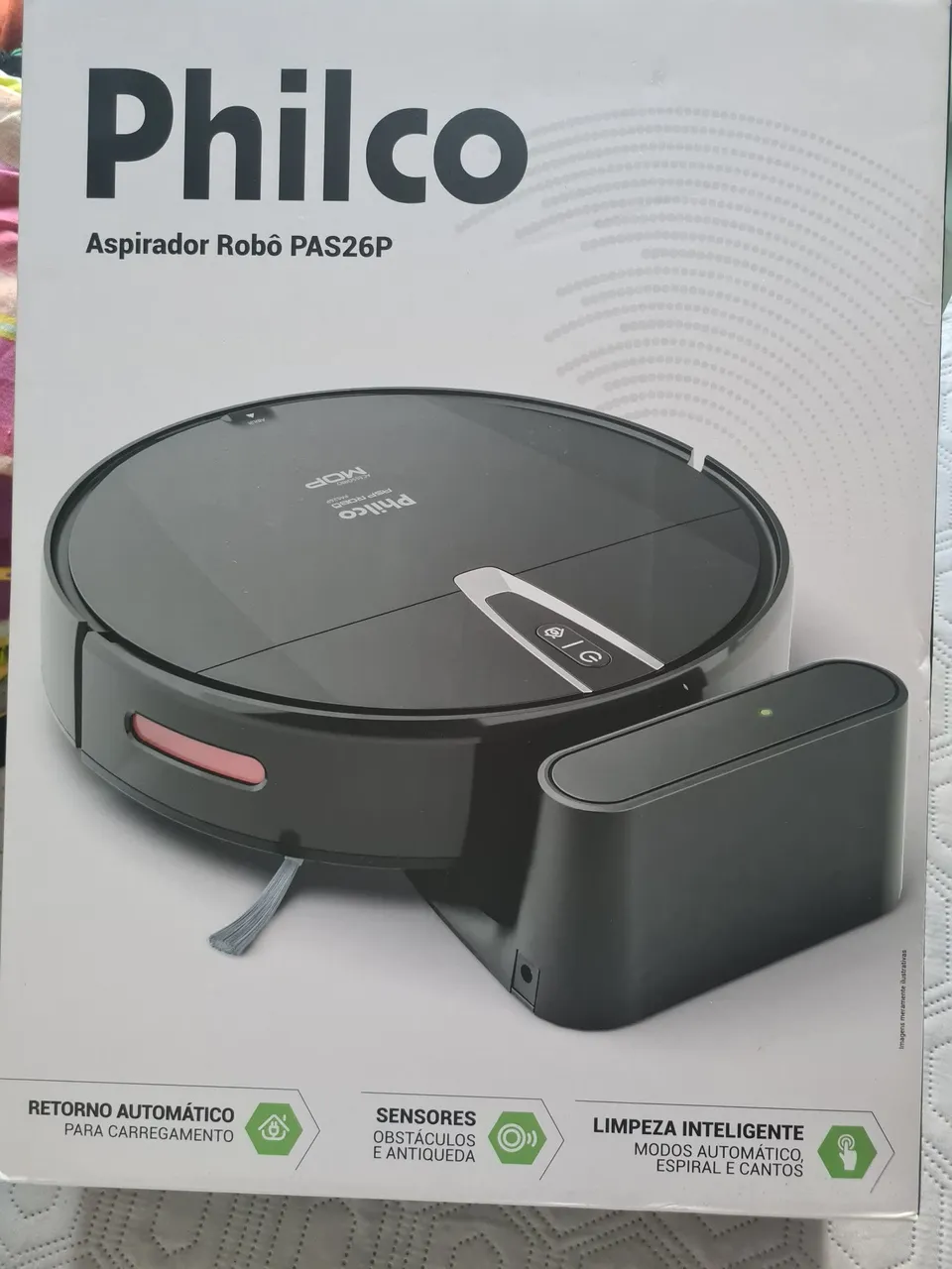 Aspirador Robô Philco PAS26P - Limpeza Inteligente