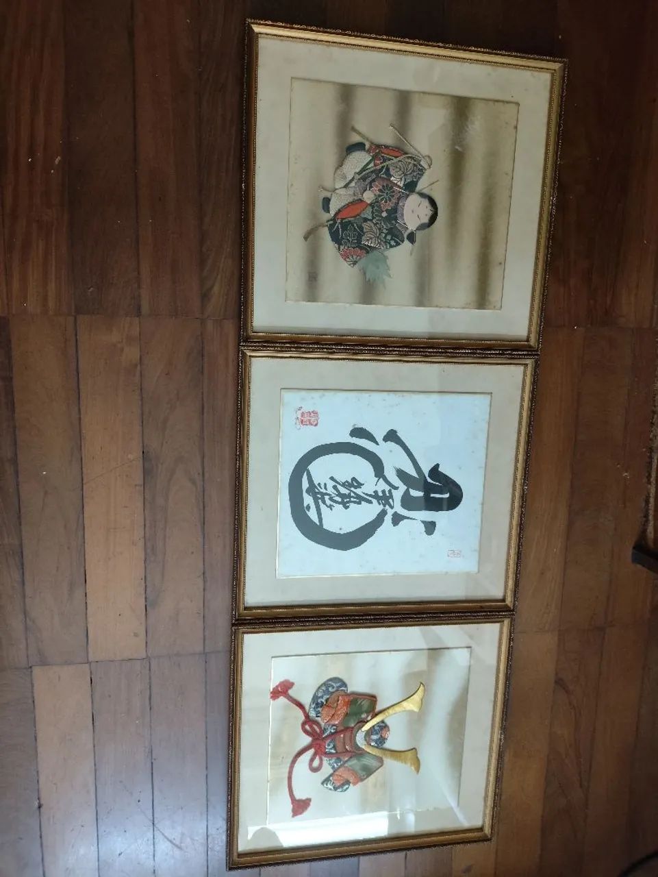Quadros tema japonês trio