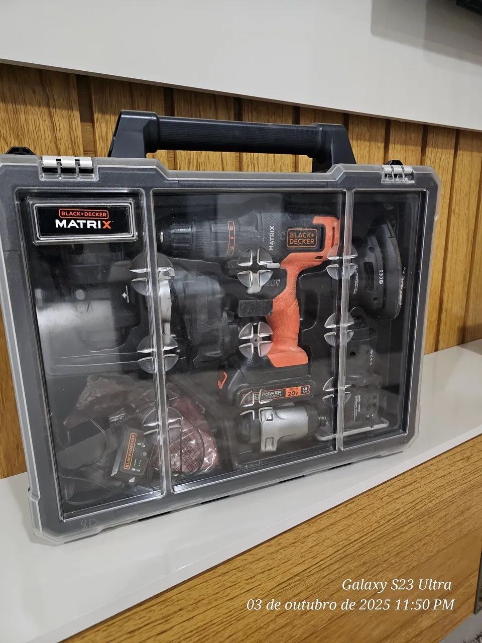 Kit Ferramentas Black+Decker Matrix 20V