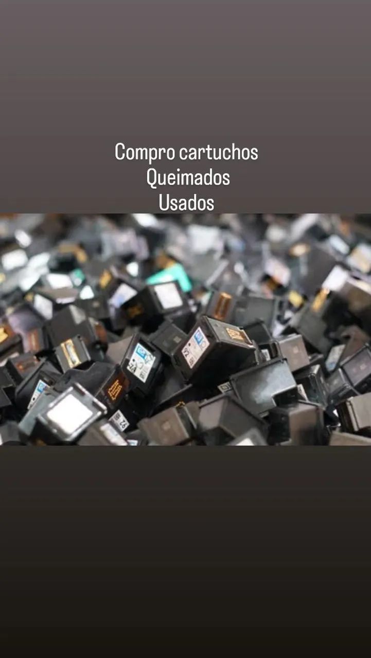 Cartuchos hp USADO QUEIMADO 