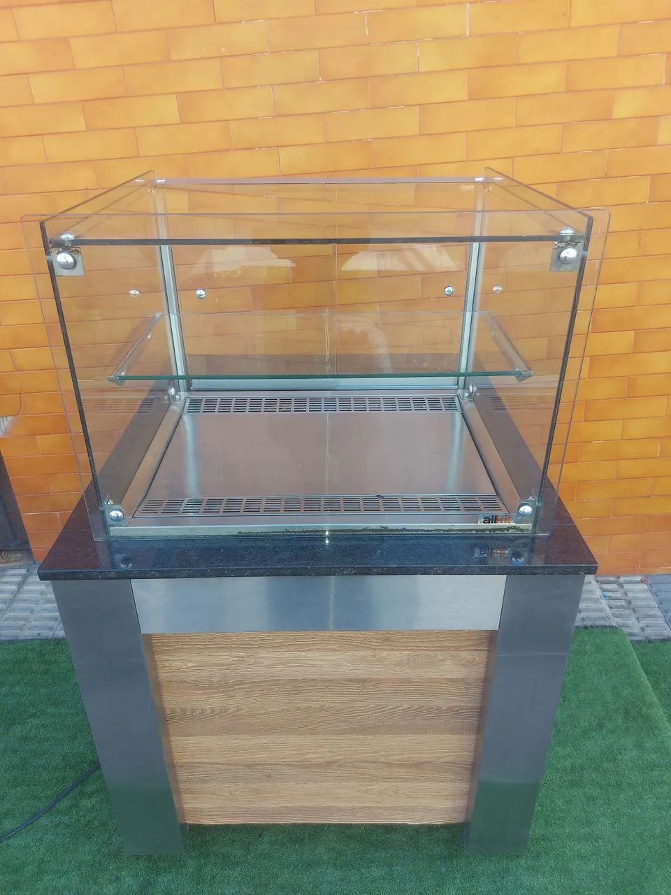 Vitrine refrigerada estufa quente vidro temperado  - Foto 3