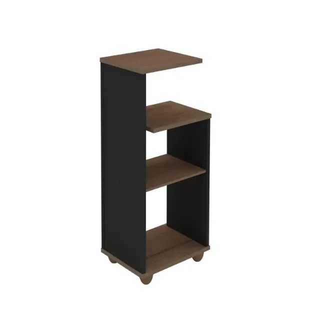  mesa de apoio linda em cor  Imbuia/Preto - Foto 3