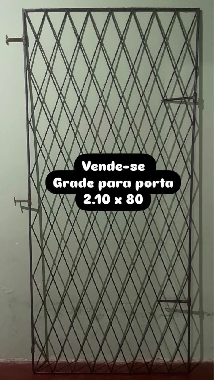 Grade para porta 2,10 x 80