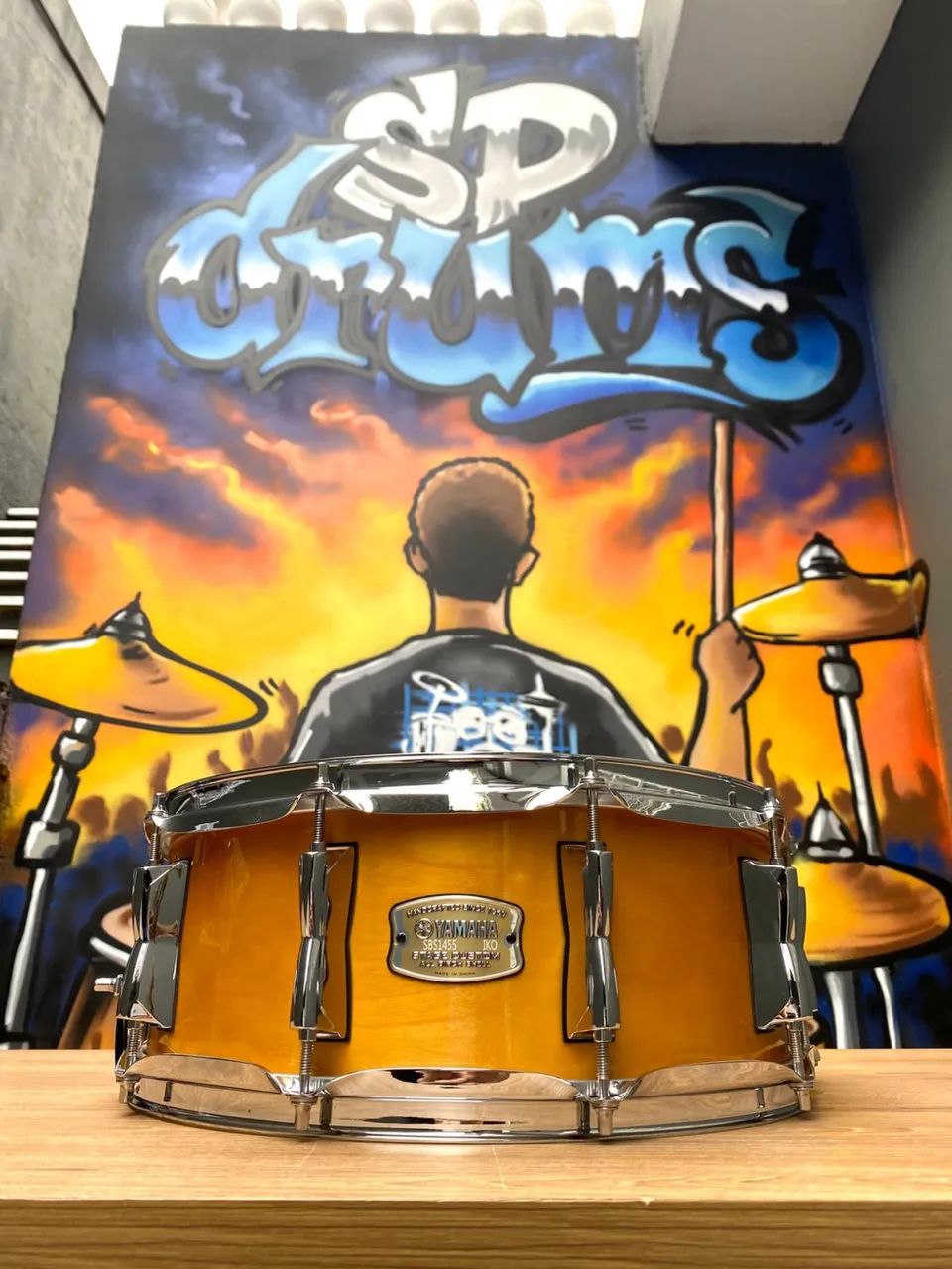 Caixa Yamaha Stage Custom Natural Lacquer 14x5,5 - Foto 2