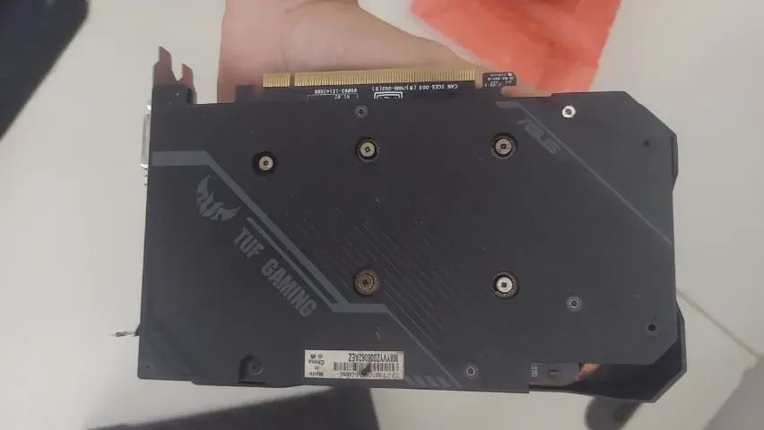 Placa De Vídeo Asus Nvidia Geforce Tuf Gaming Oc Edition Gtx1660 Ti 6gb Com defeito - Foto 4
