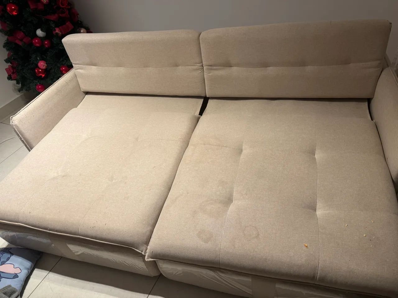 Sofá retrátil e reclinável 