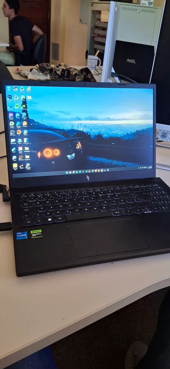 Notebook acer nitro V15 rtx 3050 24gb ram