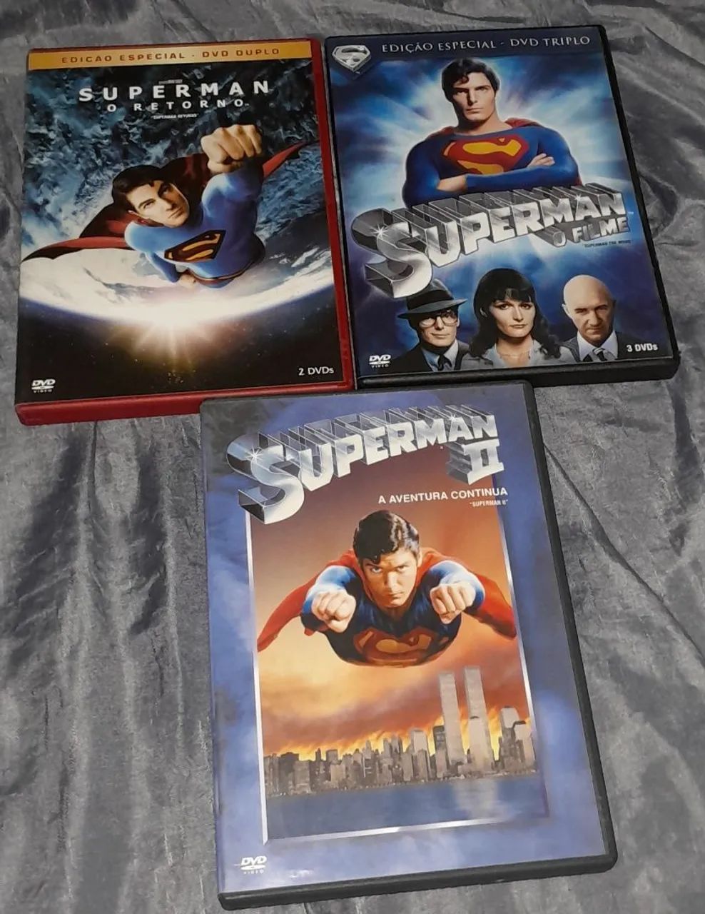 Dvd superman o filme,2 e o retorno