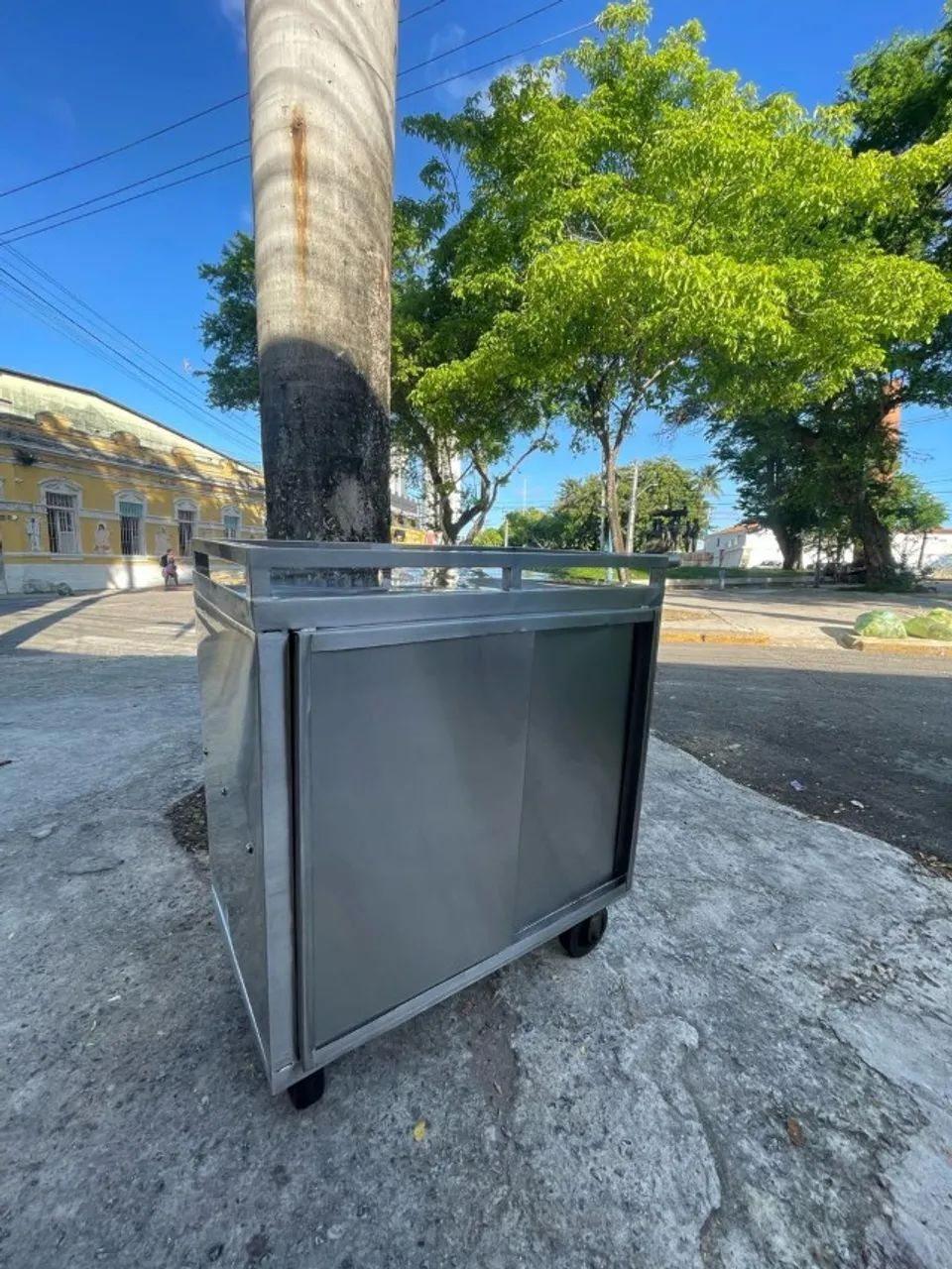 Carrinho multifuncional triplex com portas  - Foto 2