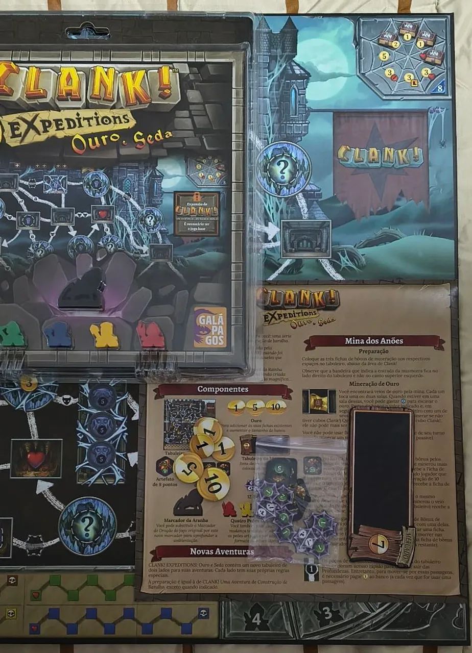 Clank (base + 2 expansões) - Board game - Foto 4