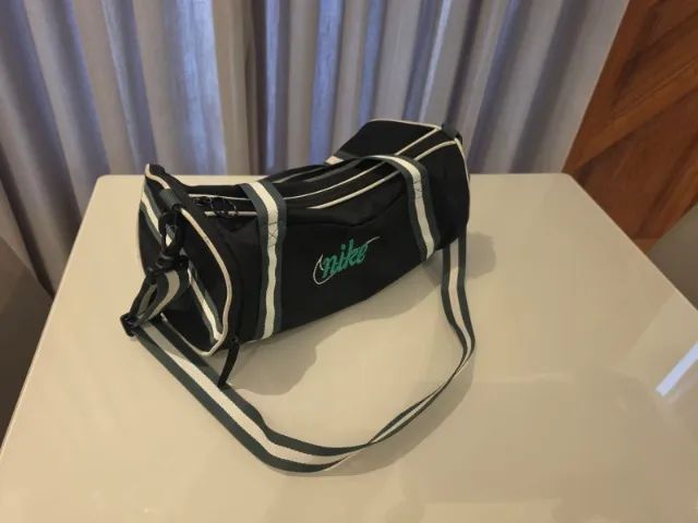 Mala Nike Heritage Duff 13 Litros - Verde - Foto 5