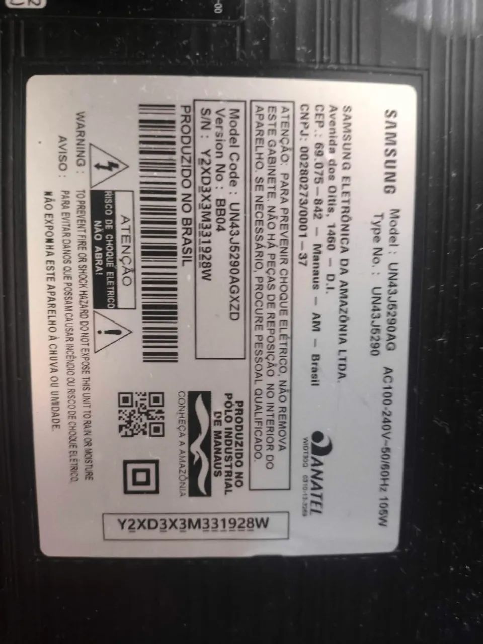 VENDO PLACAS E PEÇAS PARA TV SAMSUNG 43 POLEGADAS  - Foto 5