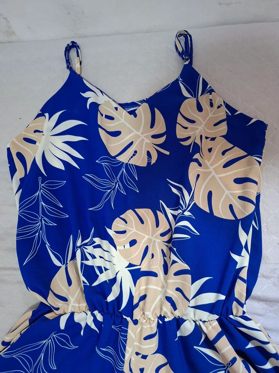 Macacão Azul Regata Estampado  - Foto 2