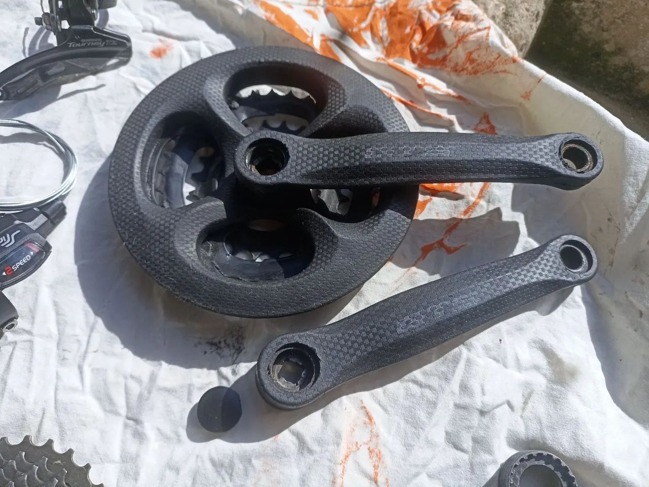 Kit Peças de Bike (Câmbios, Pedivela, Cubos, Catraca e Acessórios) - Oportunidade! - Foto 5