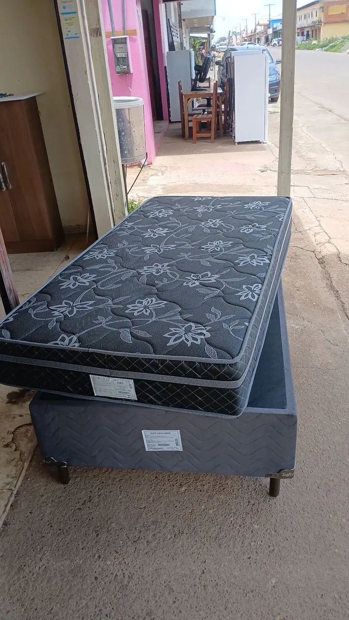 Cama solteirão molas ensacadas seminova  - Foto 3