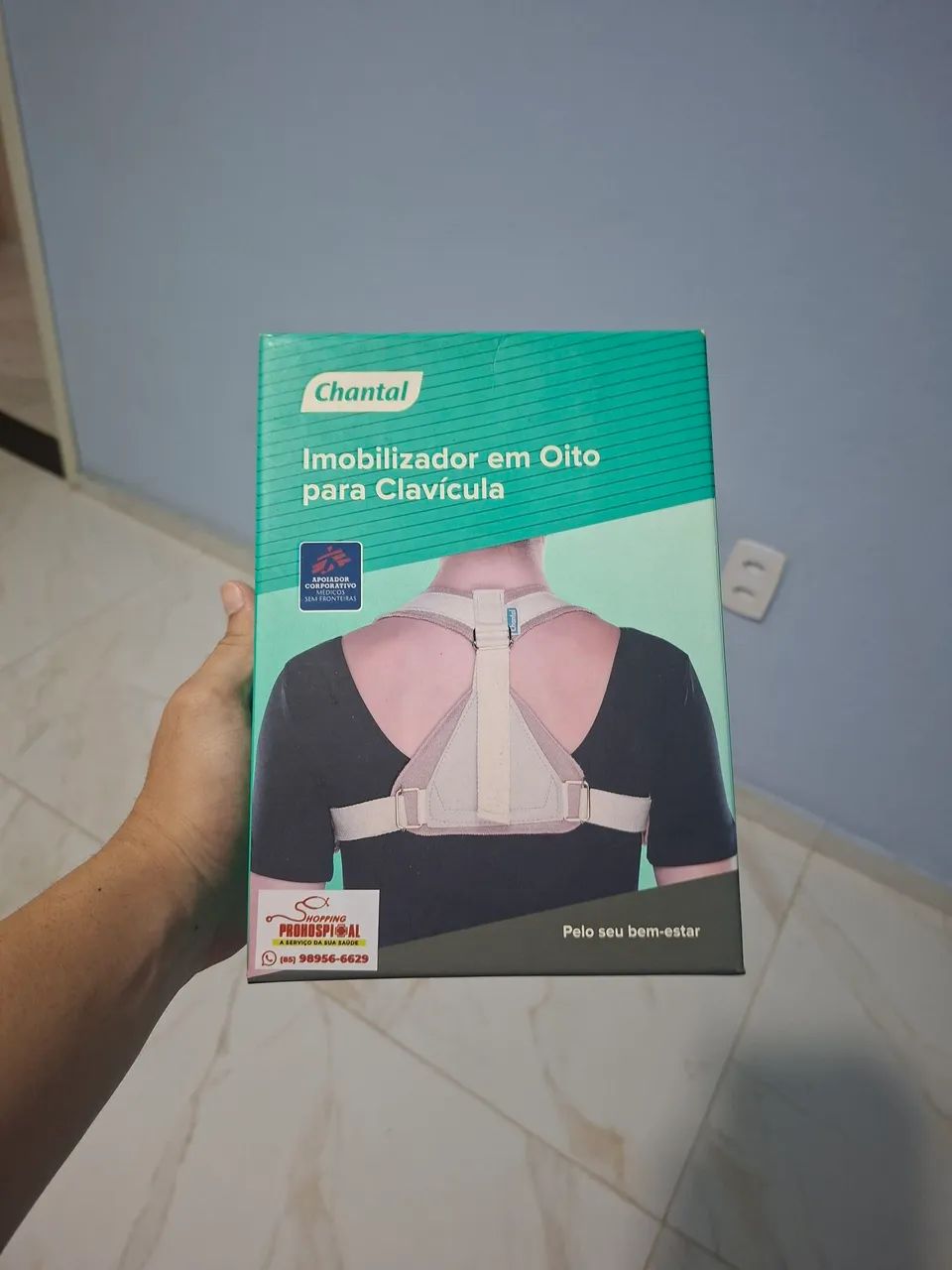 Imobilizador em 8 para clavícula 