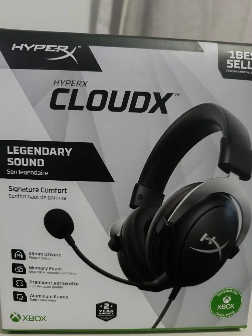 Headset HyperX CloudX Original - Funciona, com detalhes