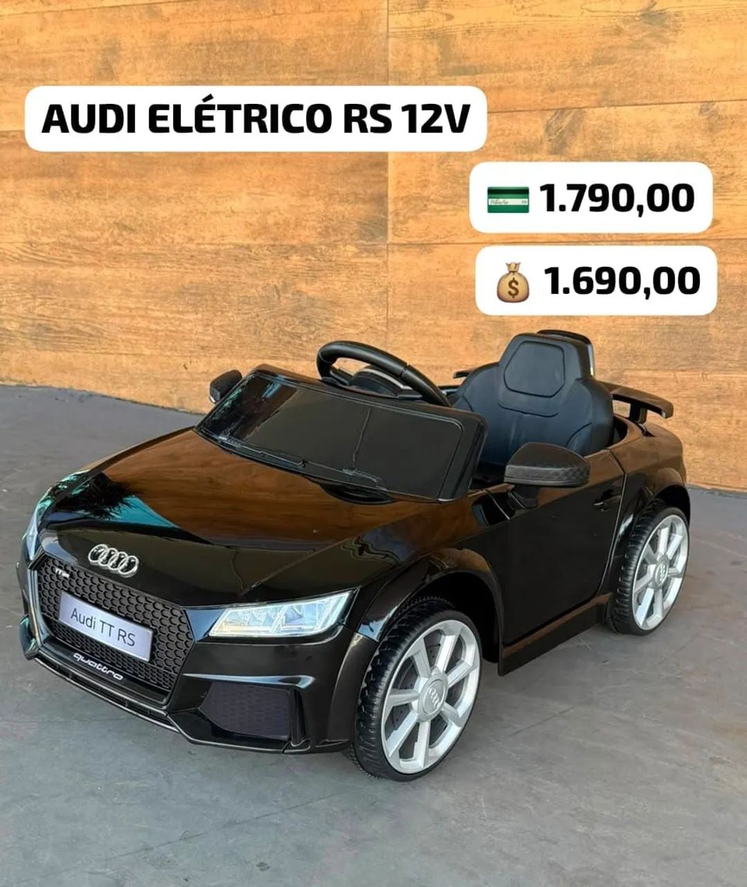 Carro eletrico infantil 12v c/r - Foto 2