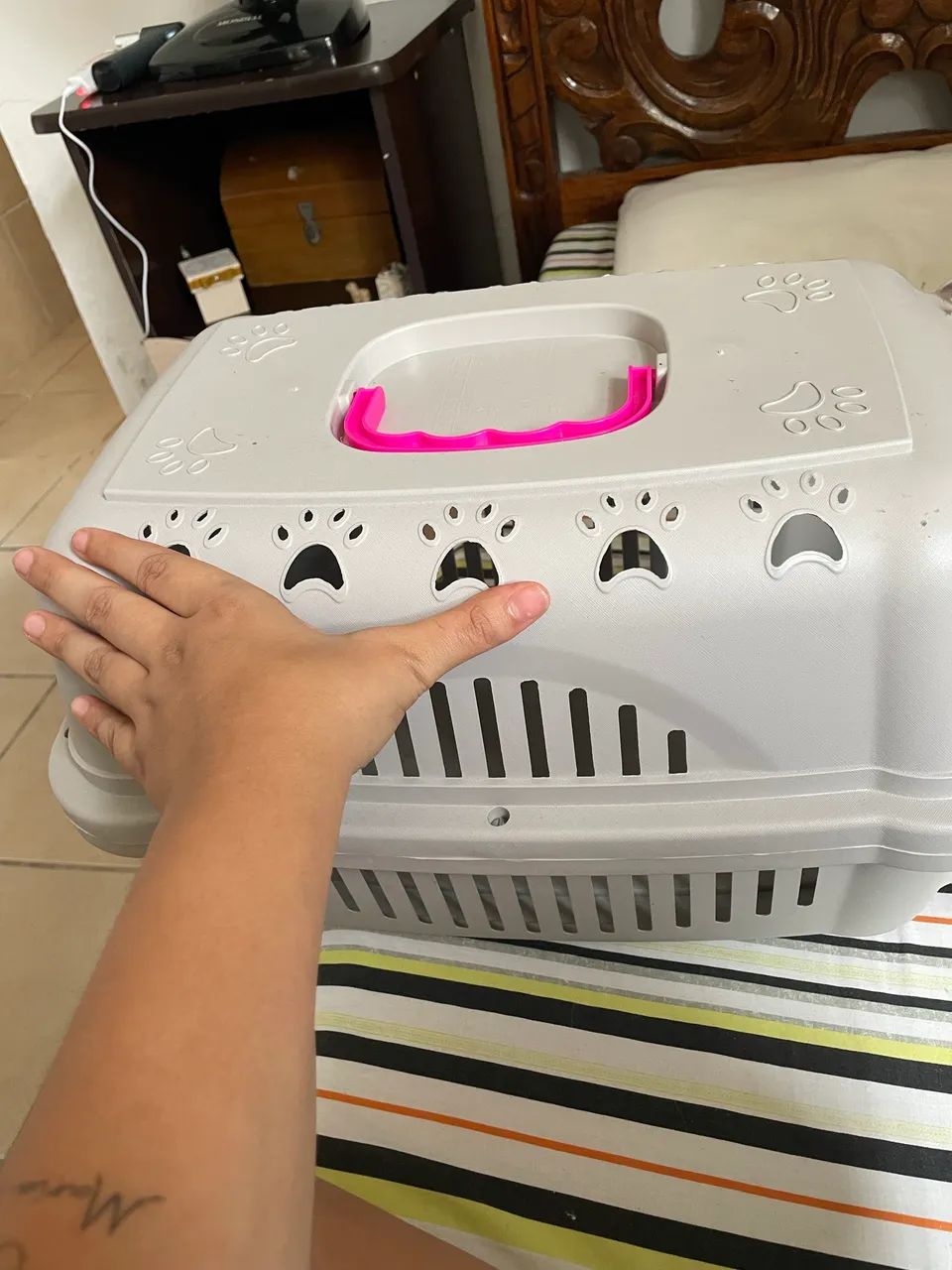 caixa de transporte para gato - Foto 3
