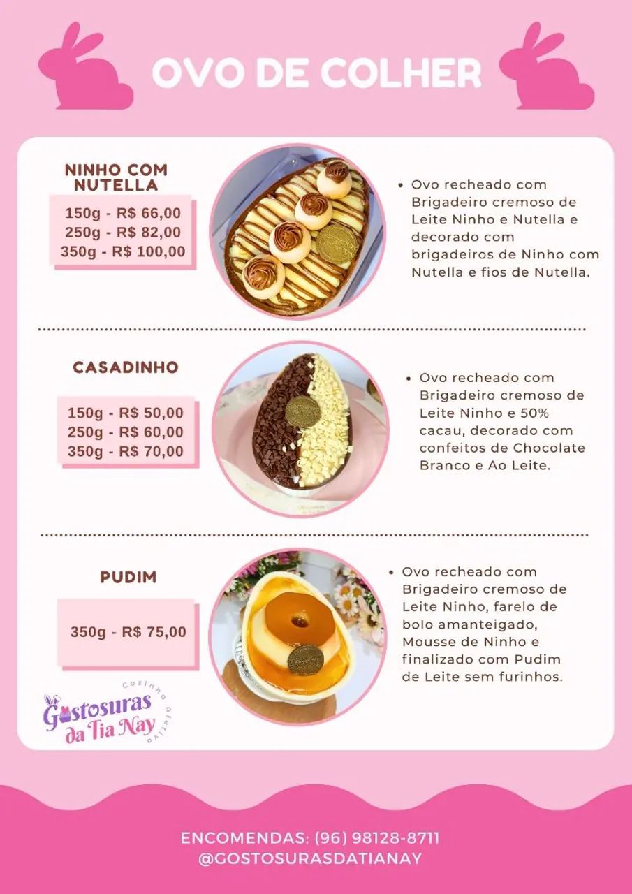 Menu de Páscoa - Foto 2