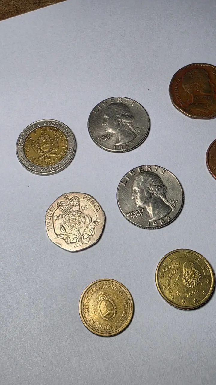 Moedas antigas - Lote - Foto 4