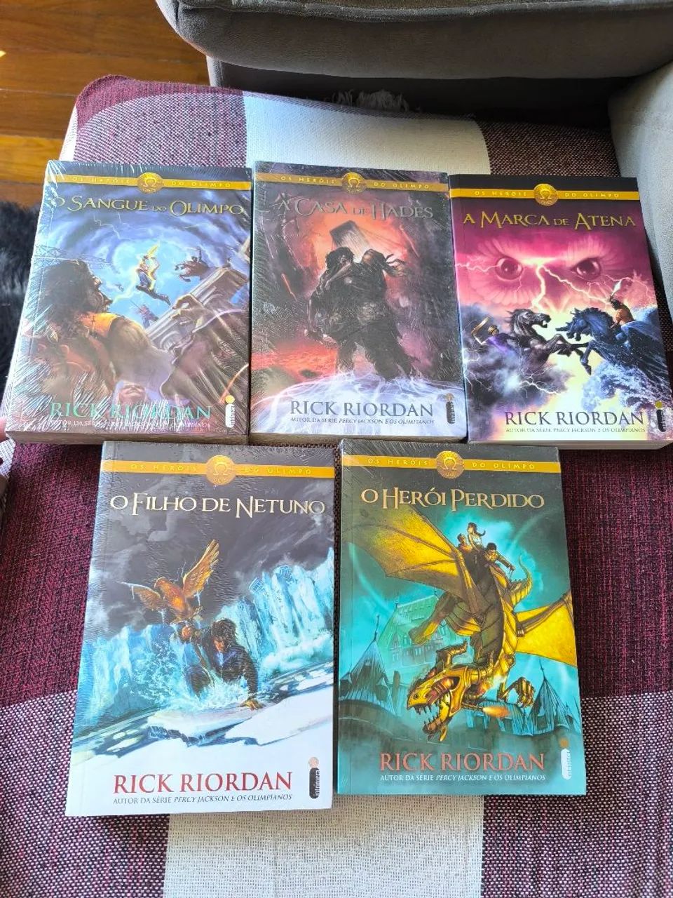 Coleção Completa Os Heróis do Olimpo/Rick Riordan NOVOS/LACRADOS