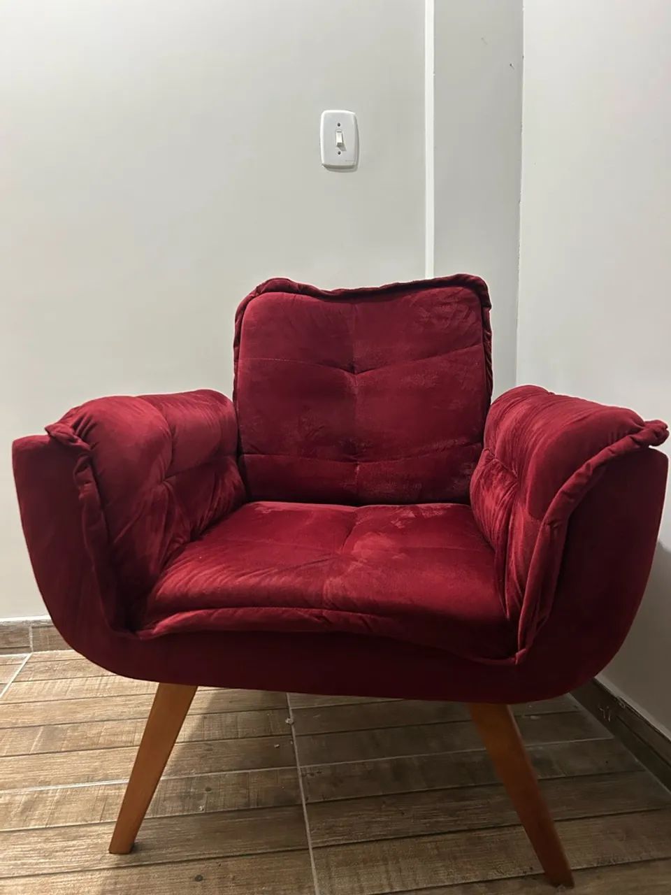 Poltrona Vermelha - 80 × 80 cm - Foto 4