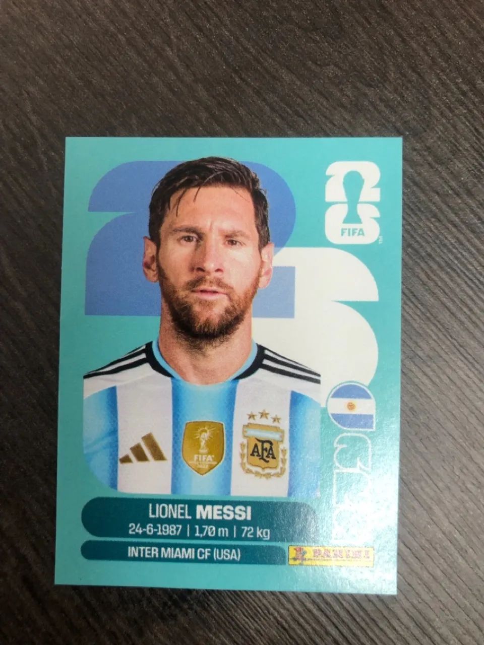 Figurinha da copa 2026 messi 