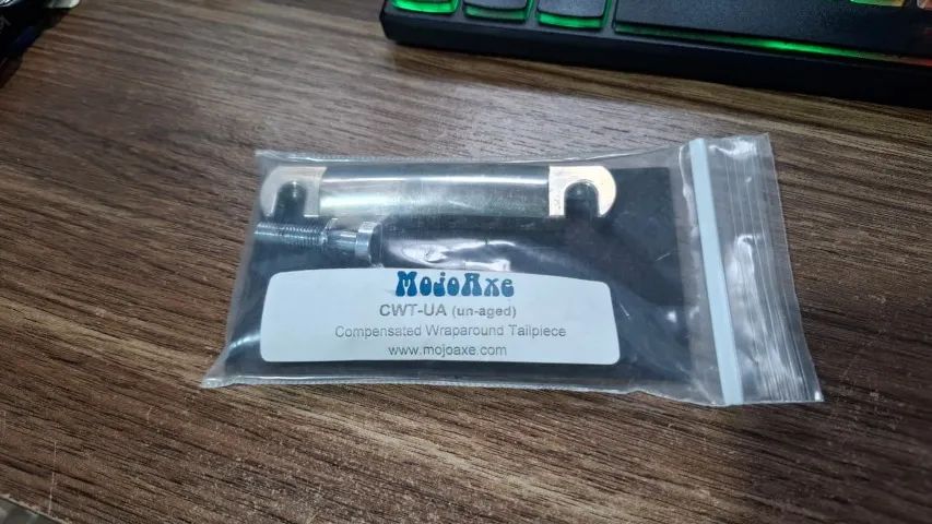 Ponte Stopbar Tailpiece Mojo Axe Para Guitarras Gibson - Foto 5