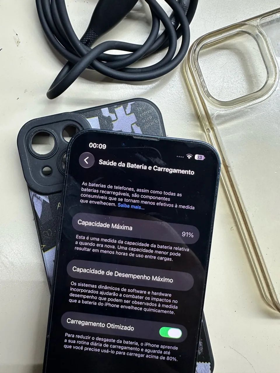 iPhone 13 128gb tudo original aceito troca  - Foto 3