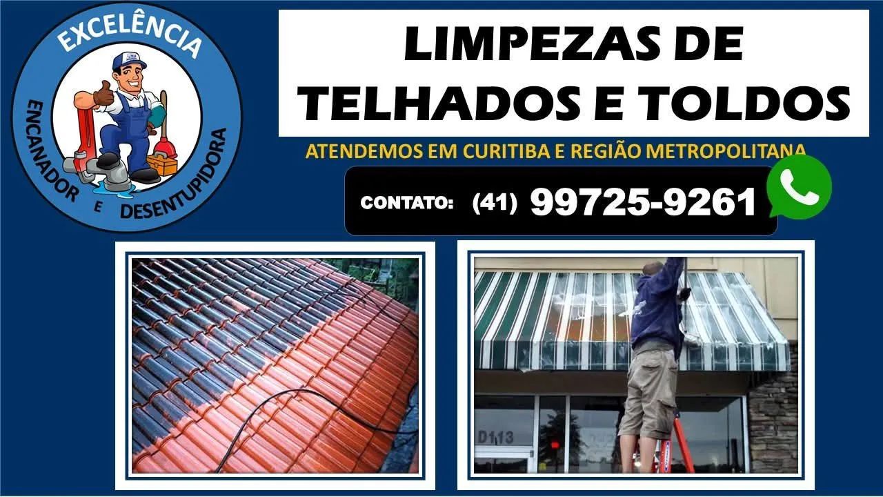 Fazemos lavagem telhados portões toldos