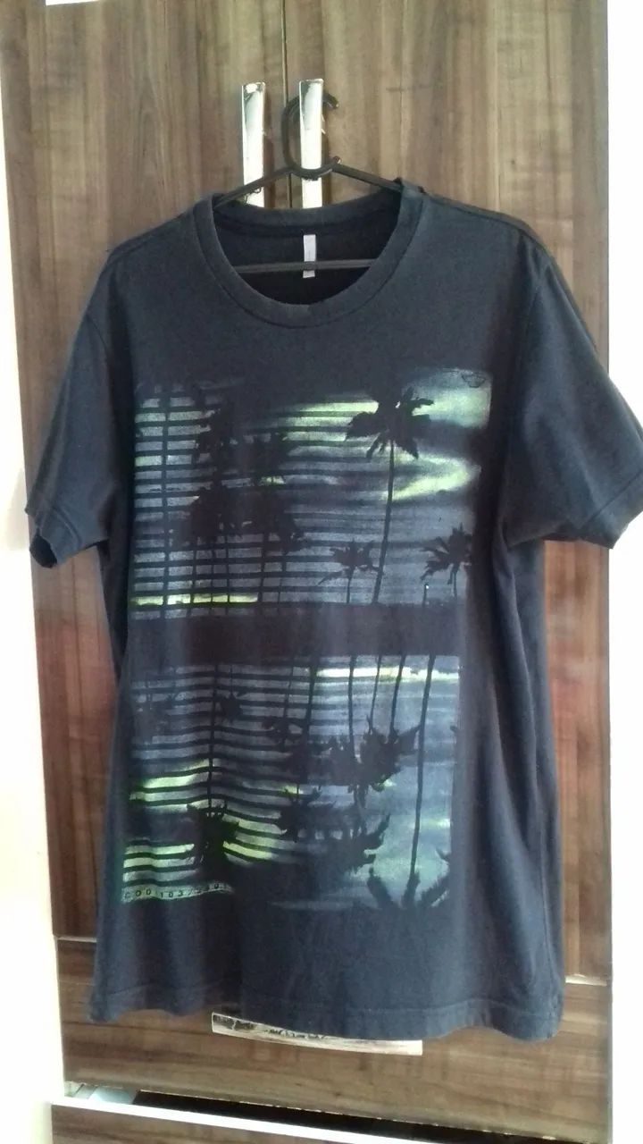 Camisa Mitchell Preta tam M 40,00 - Foto 2