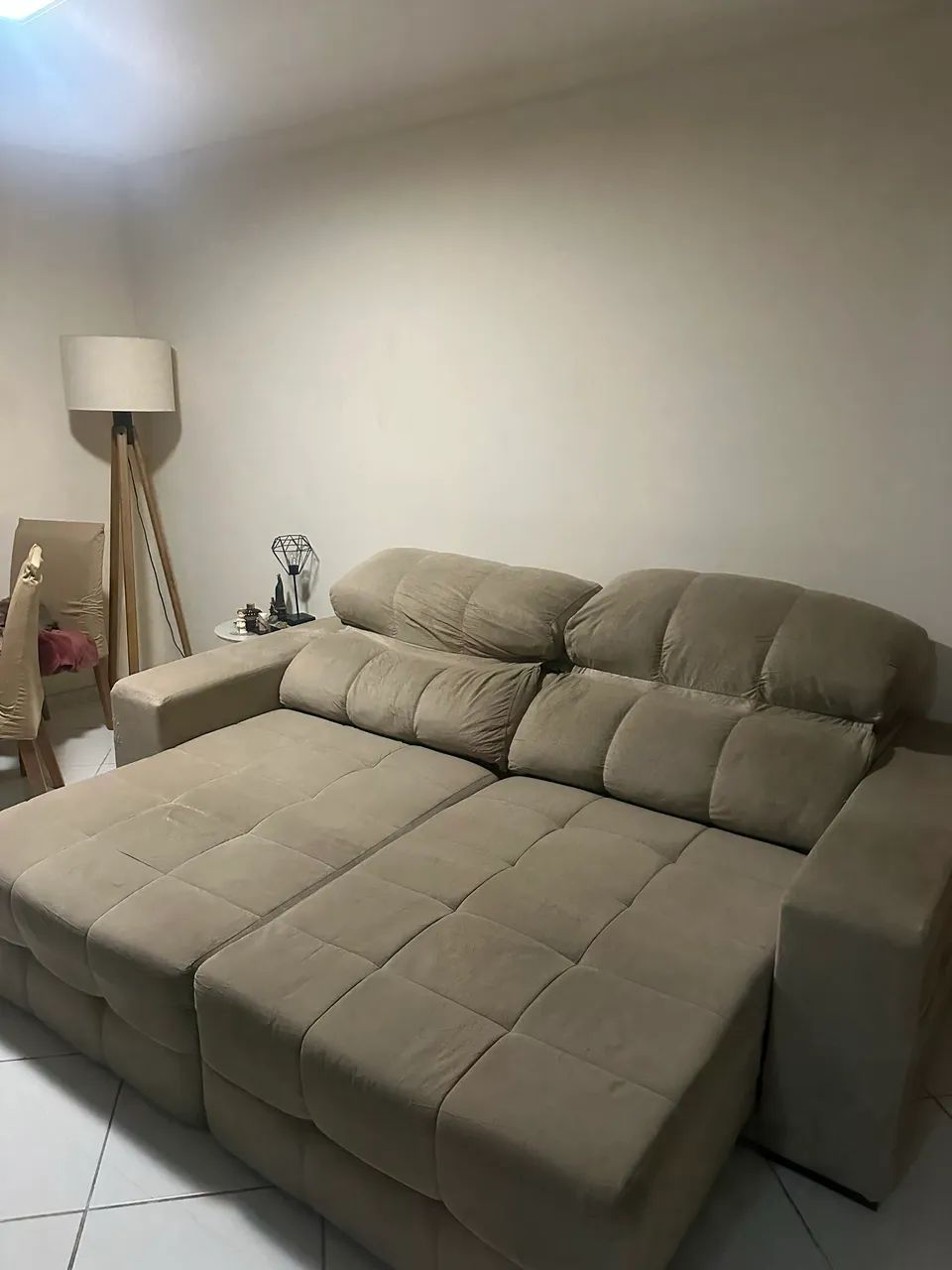 LINDO SOFÁ RETRÁTIL E RECLINÁVEL  - Foto 2
