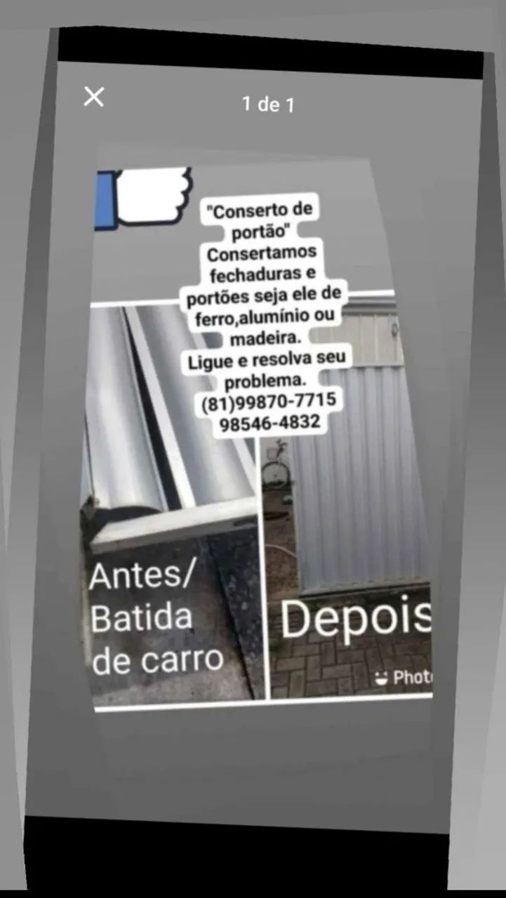 Conserto de porta de vidro portão de alumínio madeira e ferro