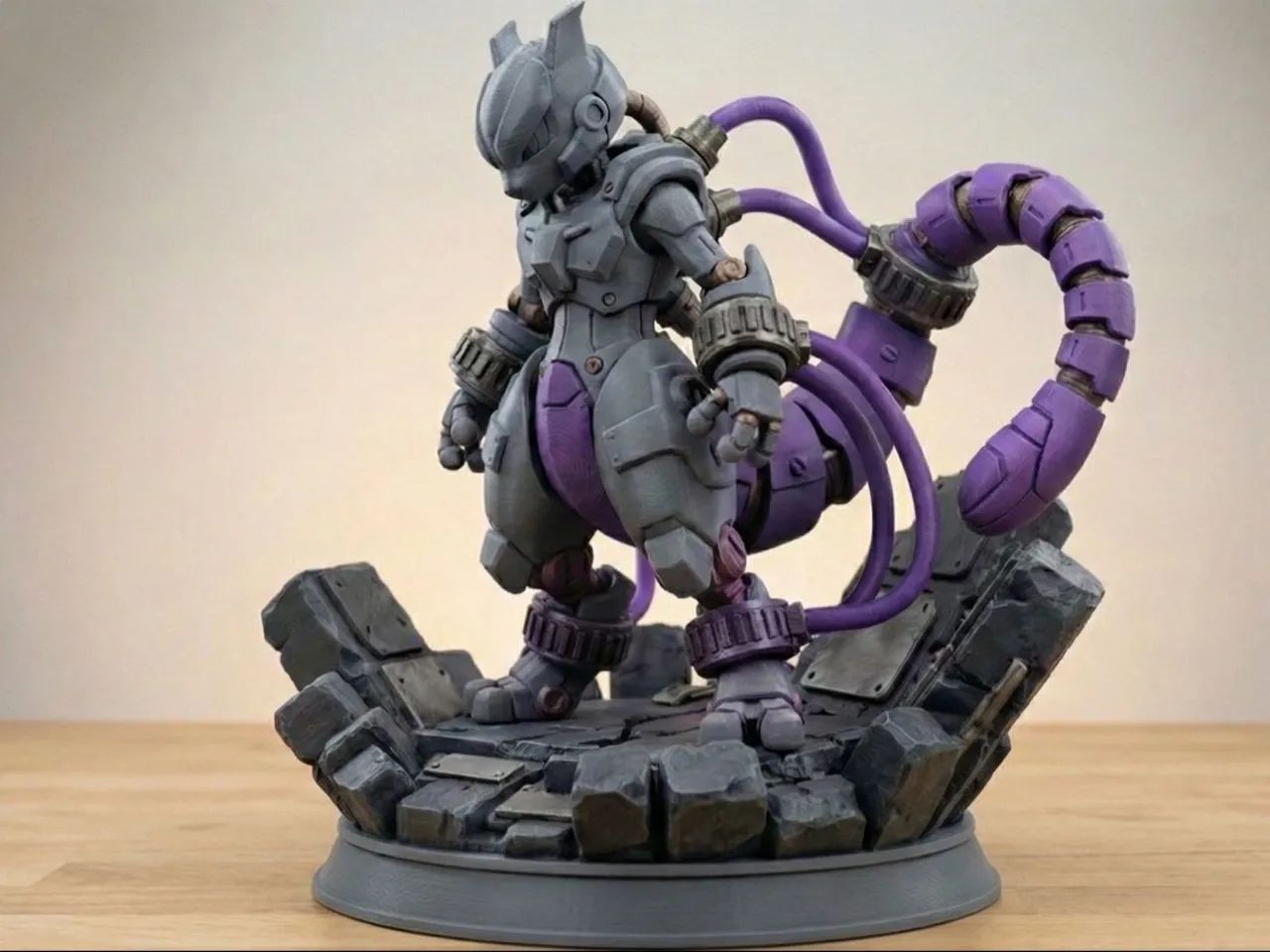 Mewtwo Blindado (Pokemon) - Action Figure - Foto 2