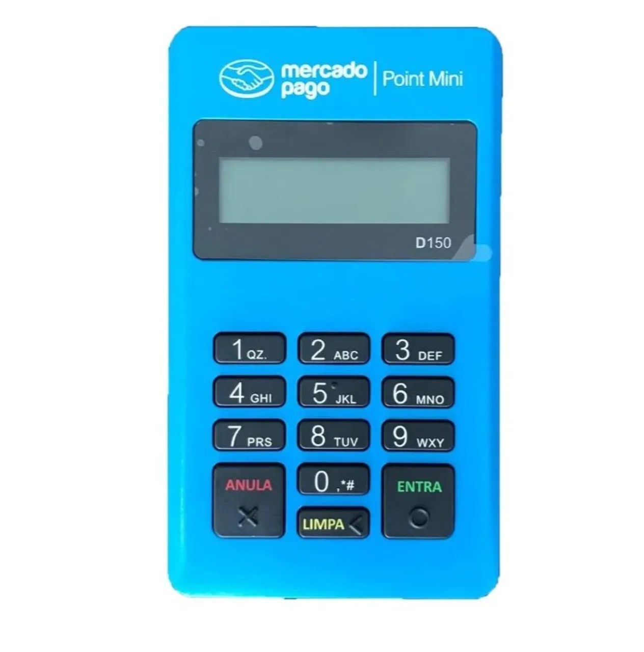 Maquininha De Cartão Point Mini D150 Azul Mercado Pago - Foto 4