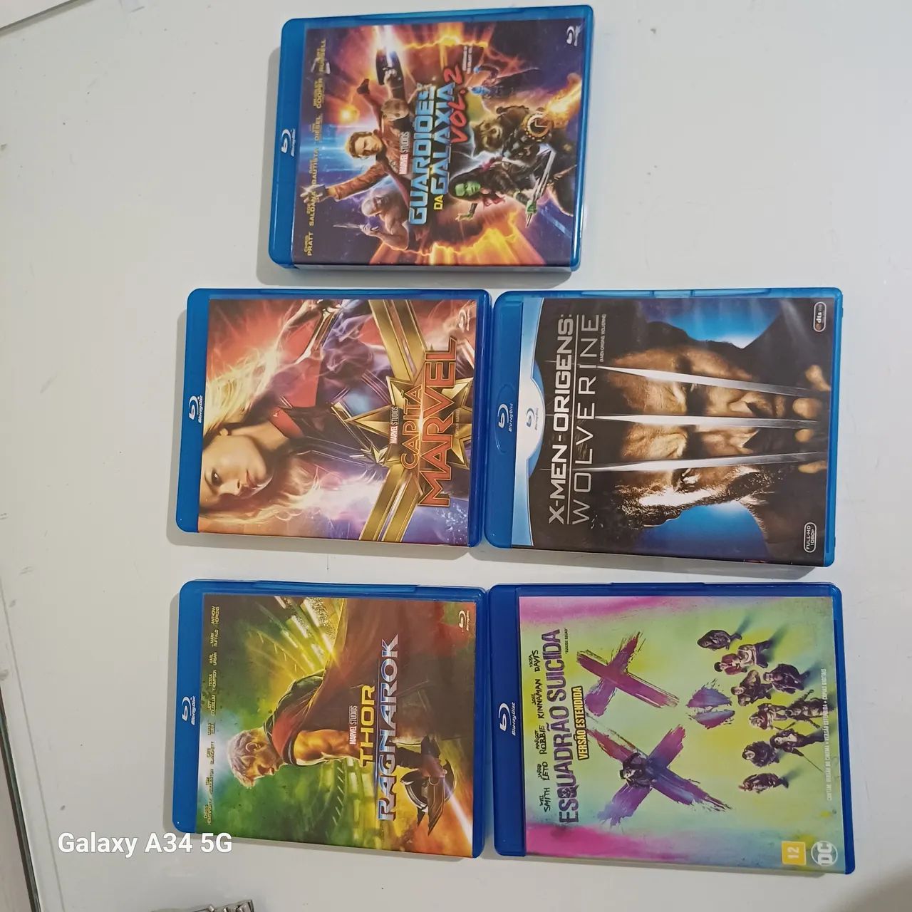 Box 5 blu-ray Marvel - Originais  - Foto 2